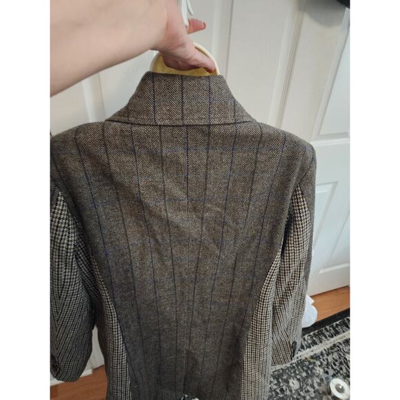 avec les filles womens anthropologie mixed tweed jacket size large lined - Picture 4 of 16